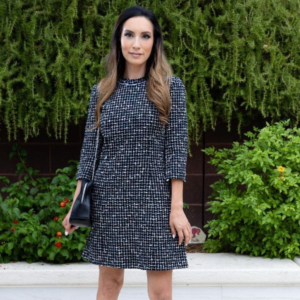 Dior Tweed A-Line Dress